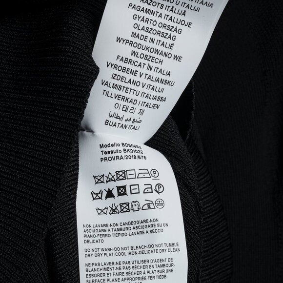 Versus Versace PF/18 Black V-Charm Embellished Sweater - Picture 12 of 14